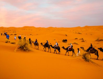 Merzouga Camel Trekking Morocco overnight desert camp