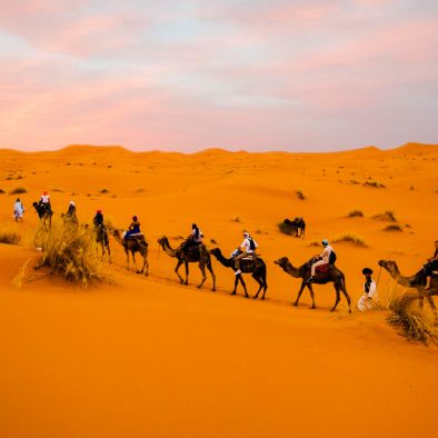 Merzouga Camel Trekking Morocco overnight desert camp